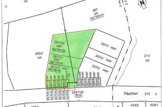 Grundstück zu kaufen in Sägdöbel, 71540 Murrhardt, Grundstücke bis zu ca. 804 m² - Baugenehmigung für 3 Reihenhäuser in Murrhardt liegt vor!