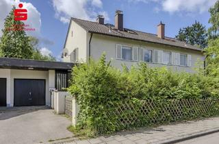 Doppelhaushälfte kaufen in 82008 Unterhaching, Wohnen mit Charakter - freie Doppelhaushälfte mit Gartencharme in der Bayersiedlung