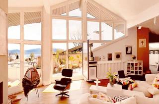 Wohnung kaufen in 83358 Seebruck, Exklusive Dachterrassenwohnung am Chiemsee mit traumhaftem Blick auf See und Alpen