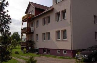 Wohnung kaufen in Thamsbrücker Landstraße 13, 99947 Bad Langensalza, Günstige, sanierte 3-Raum-Erdgeschosswohnung mit Balkon in Bad Langensalza