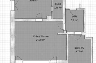 Wohnung mieten in Scharfstr., 94469 Deggendorf, Attraktive und gepflegte 2-Raum-Wohnung mit EBK in Deggendorf