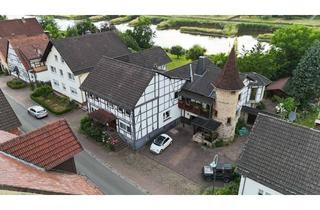 Haus kaufen in Schifferstraße 22/24, 37688 Beverungen, Stilvoll teilrenoviertes Wohnhaus mit Mietwohnung direkt an der Weser