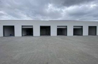 Gewerbeimmobilie mieten in 76351 Linkenheim-Hochstetten, Optimal als Lager oder Werkstatt: Garagenbox mit Sektionaltor in Linkenheim-Hoch.