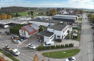 Gewerbeimmobilie kaufen in 88471 Laupheim, ( 2x Gewerbe / 2x Wohnungen ) im Gewerbegebiet in Laupheim