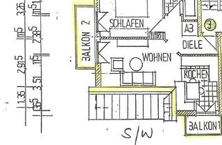 Wohnung mieten in 85276 Hettenshausen, 2-Zimmer Wohnung mit 2 Balkonen und Außenstellplatz