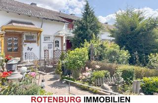 Haus kaufen in 36199 Rotenburg, Naturnah und stadtnah zugleich – kleines Reihenmittelhaus mit Balkon und Garten in Rotenburg