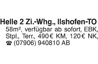 Wohnung mieten in 74532 Ilshofen, Helle, Ilshofen-TO