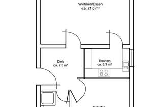 Wohnung kaufen in 36341 Lauterbach, Lauterbach (Hessen) - 2-Zimmer-Eigentumswohnung in Lauterbach (provisionsfrei)