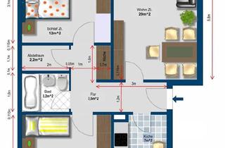 Wohnung kaufen in 24109 Melsdorf, Melsdorf - 3 Zimmer Wohnung 65m2 Provisionsfrei f. Anleger oder Eigenbedarf.