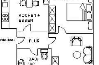 Wohnung mieten in 95679 Waldershof, Gemütliche 2-Zimmer-Dachgeschosswohnung