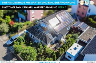 Einfamilienhaus kaufen in 71726 Benningen, Freistehendes Einfamilienhaus mit umlaufenden Garten I Photovoltaik, Solar, WDVS, Einliegerwohnung