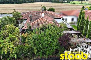 Haus kaufen in 63801 Kleinostheim, FREISTEHENDER 1-FAM.-BUNGALOW MIT GARAGE UND NEBENGRUNDSTÜCK IN BELIEBTER RANDLAGE