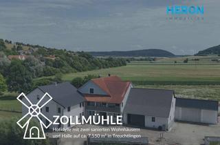Haus kaufen in 91757 Treuchtlingen, ZOLLMÜHLE – Hofidylle mit zwei sanierten Wohnhäusern und Halle auf ca. 7.550 m² in Treuchtlingen