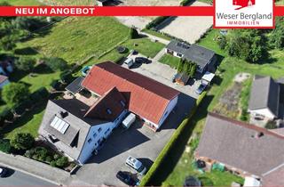 Haus kaufen in 32479 Hille, Außergewöhnliches Immobilien-Ensemble mit Wohnhaus, Gewerbe und Pferdehaltung