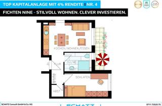 Wohnung kaufen in 71287 Weissach, Top Kapitalanlage mit 5% AfA & % 4% Rendite I Nr. 4