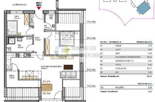 Wohnung kaufen in 88487 Mietingen, Nachhaltig Wohnen in Mietingen - Energieeffiziente Neubauwohnung KfW 40 + QNG