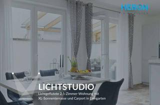 Wohnung kaufen in 74211 Leingarten, LICHTSTUDIO - Lichtgeflutete 2,5-Zimmer-Wohnung mit XL-Sonnenterrasse und Carport in Leingarten