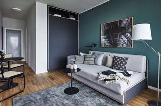 Wohnung mieten in Schöneberger Ufer, 10785 Kreuzberg, Direkt am Gleispark Elegant möbliertes Studio-Apartment mit Designermöbeln (All-Inklusive-Miete)