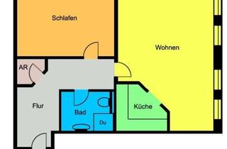 Wohnung mieten in 01968 Senftenberg, Perfekte 2-Zimmerwohnung mit großem Wohnzimmer und Duschbad in Senftenberg!