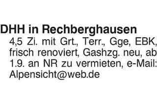 Haus mieten in 73098 Rechberghausen, DHH in Rechberghausen