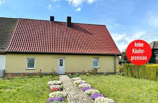 Doppelhaushälfte kaufen in 17335 Strasburg, Strasburg - HORN IMMOBILIEN ++ Doppelhaushälfte in Neuensund bei Strasburg, ruhige Lage