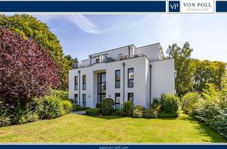 Wohnung kaufen in 23570 Travemünde, Wohnung mit saisonalem Meerblick & umlaufender Dachterrasse - vorne das Meer, hinten der Golfplatz!