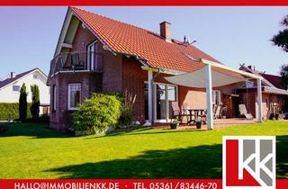 Einfamilienhaus kaufen in 38468 Ehra-Lessien, Nordischer Wohntraum: Stilvolles Einfamilienhaus mit großem Garten in Ehra bei Wolfsburg