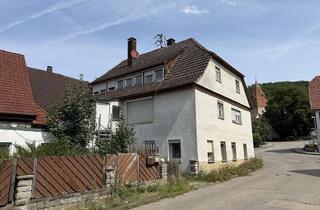 Haus kaufen in 74542 Braunsbach, 3-FAMILIENHAUS MIT SCHEUNE UND GARAGE IN BRAUNSBACH-GEISLINGEN
