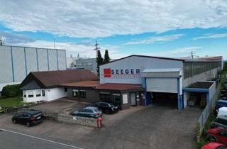 Gewerbeimmobilie kaufen in 73110 Hattenhofen, Bekrante Produktionshallen mit freistehendem Wohnhaus