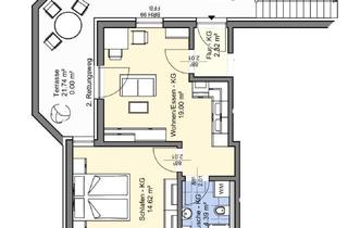 Wohnung mieten in 75392 Deckenpfronn, Schöne 2-Zimmer-Wohnung mit gehobener Innenausstattung, EBK und Tiefterasse in Deckenpfronn
