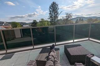 Penthouse mieten in Karl-Kübel-Straße, 64625 Bensheim, Penthousewohnung in citynaher Lage mit Dachterrasse und Panoramablick auf die Bergstraße
