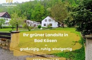 Haus kaufen in 06628 Bad Kösen, Ihr grüner Landsitz in Bad Kösen - großzügig, ruhig, einzigartig