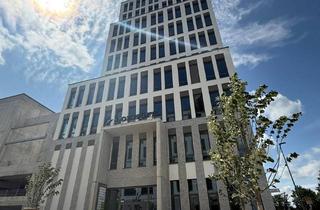 Büro zu mieten in 83022 Rosenheim, Lokhöfe: im 10-stöckigen Business Tower entstehen einzigartige Neubau-Büros am Rosenheimer Hbf!