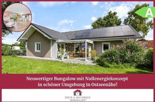 Haus kaufen in 23738 Riepsdorf, Riepsdorf - Neuwertiger Bungalow mit Nullenergiekonzept in schöner Umgebung in Ostseenähe