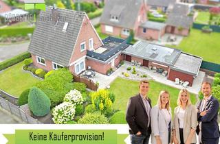 Einfamilienhaus kaufen in 26689 Apen, Apen / Augustfehn - Solides Einfamilienhaus mit uneinsehbarem Garten in zentraler Lage von Augustfehn