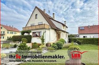 Einfamilienhaus kaufen in 88605 Meßkirch, Einfamilienhaus mit ELW, Nahwärmeheizung und 2 Garagen in guter Lage