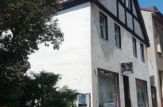 Haus kaufen in 16248 Oderberg, Oderberg - Fachwerkhaus mit Ladenfläche und umfangreichem Nebengelass