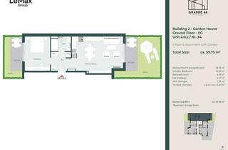 Wohnung kaufen in Grabbeallee 68, 13156 Niederschönhausen, Exklusive Wohnung mit 2 Gärten und 2 Terrassen mit Süd-West sowie Ost-Ausrichtung in ruhiger Lage