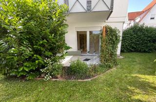 Wohnung kaufen in 89134 Blaustein, Ebenerdige 2,5 Zi. ETW mit EBK und TG, für Tierliebhaber mit großem Garten, Sofort Frei!