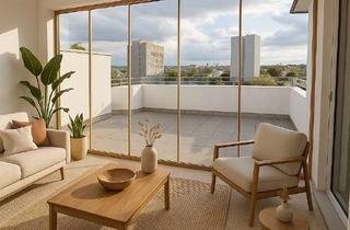 Penthouse kaufen in Dieselstraße 15, 80993 Moosach, Exklusives Penthouse mit Alpenblick & XXL-Dachterrasse Südausblick - kernsaniert & bezugsfrei