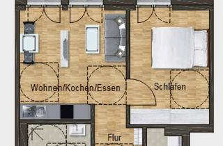 Wohnung mieten in Carl-Schurz-Straße 23, 55543 Bad Kreuznach, Carlsgarten Bad Kreuznach - 2-Zimmerwohnung in Bad Kreuznach-Süd