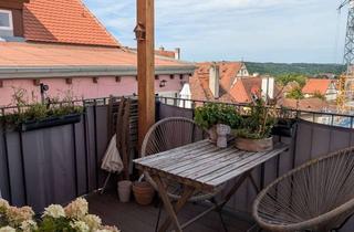 Wohnung mieten in Galgengasse, 91541 Rothenburg, Außergewöhnliche DG Wohnung, stilvolle, geräumige 2-Zimmer-Wohnung mit Balkon
