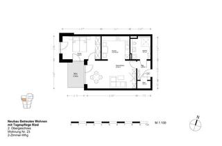 Wohnung mieten in Bachernstraße 20, 86510 Ried, Erstbezug mit Balkon: Stilvolle 2-Raum-Wohnung in Ried