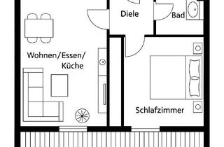Wohnung mieten in Schulstraße, 71566 Althütte, Renovierte 2-Zi.-Wohnung mit EBK, Stellplatz & Spitzboden im Grünen