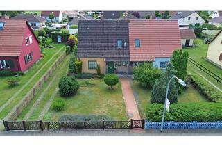 Doppelhaushälfte kaufen in 17406 Usedom, Ihr neues Zuhause in der Stadt Usedom – gepflegte Doppelhaushälfte mit Garten