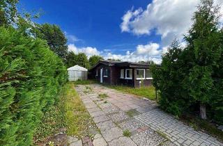 Haus kaufen in 27729 Holste, immo-schramm.de: Holzhaus im Wochenendgebiet am Stedener See, Pachtgrundstück