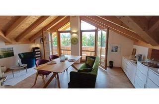 Immobilie mieten in 82431 Kochel, 3-Zimmer-Dachgeschoss-Wohnung mit Balkon in Ried (Kochel am See)