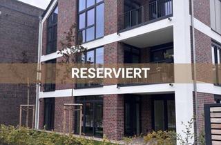 Wohnung mieten in 26506 Norden, Wohnen am Norder Tief: Schöne Erdgeschosswohnung mit Blick auf die Mühle! ERSTBEZUG