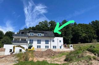 Wohnung mieten in 73453 Abtsgmünd, Wohnen im Grünen mit wunderschönem Ausblick – traumhafte Dachgeschosswohnung in ruhiger Lage! Erstbe