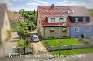Doppelhaushälfte kaufen in 07381 Pößneck, (A1601) Geräumige Doppelhaushälfte mit Ausbaupotenzial in Pößneck